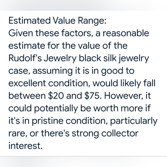 RUDOLFS Vintage Leather +Silk Jewelry Case - Picture 11 of 11